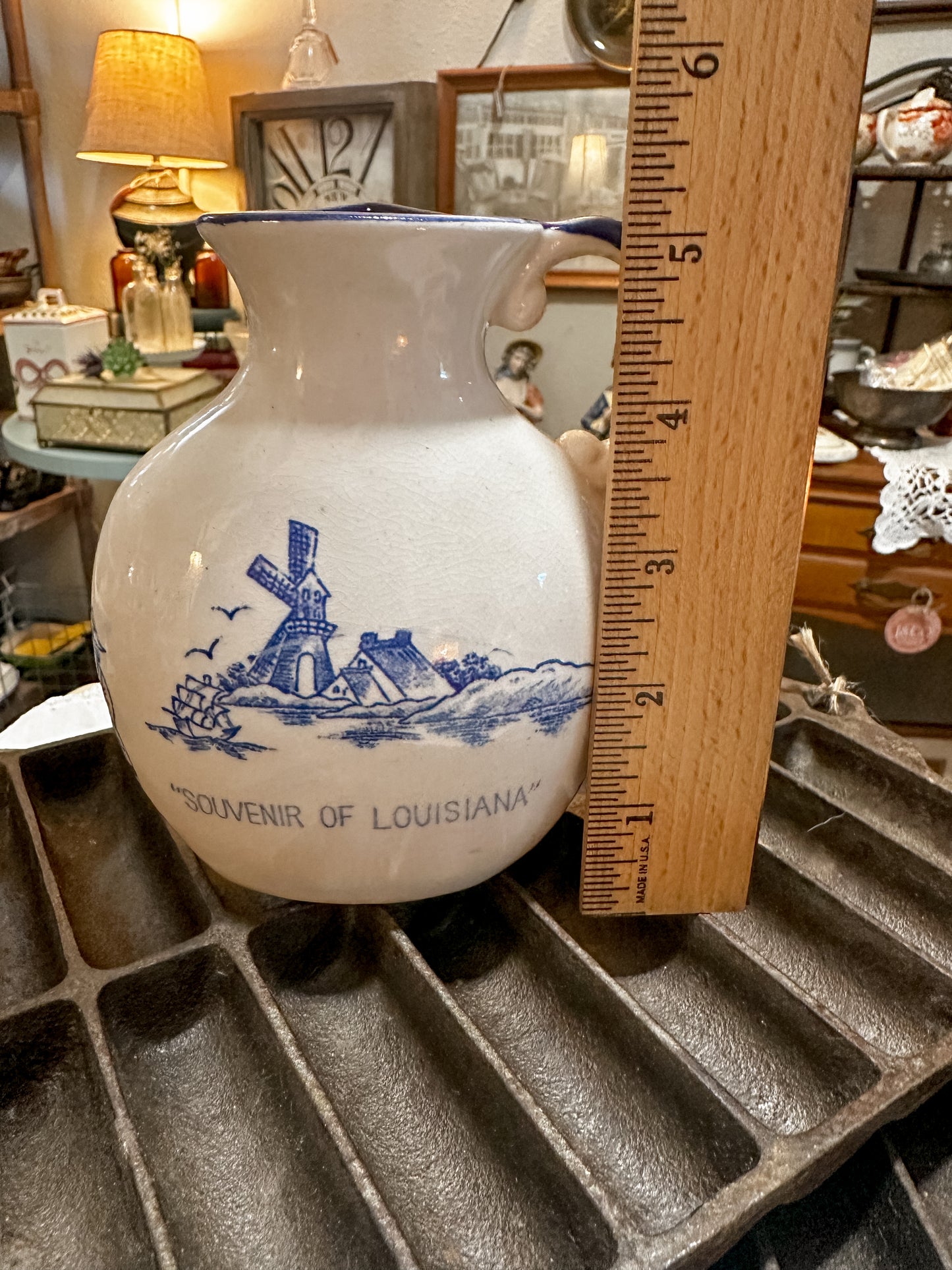 Vintage Louisiana Souvenir Pitcher So fun!
