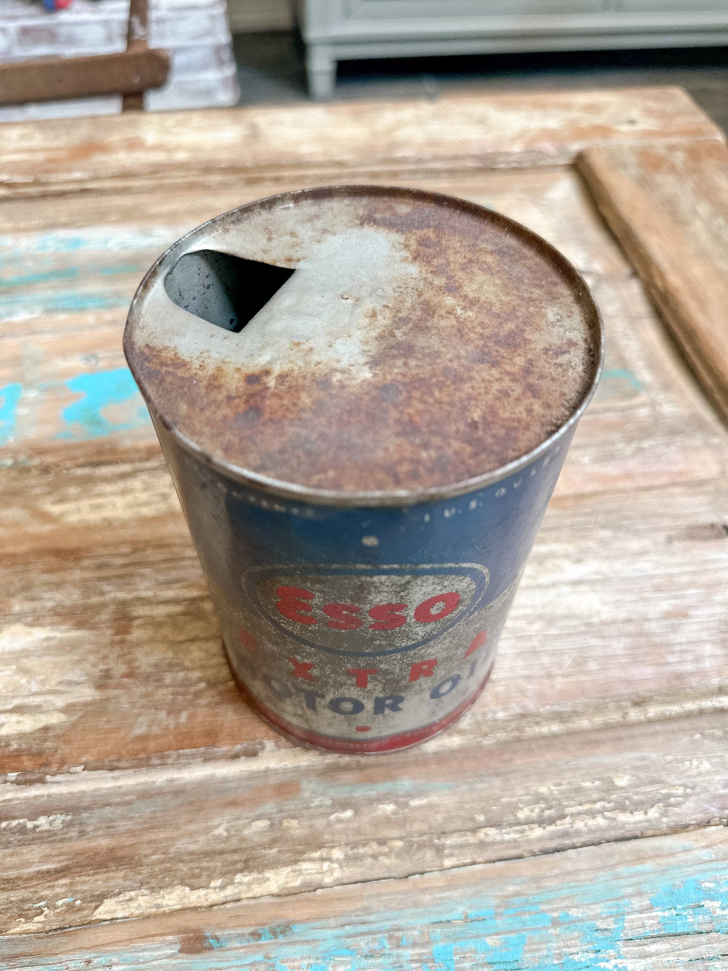 Esso Motor Oil Can Awesome find for collectors!