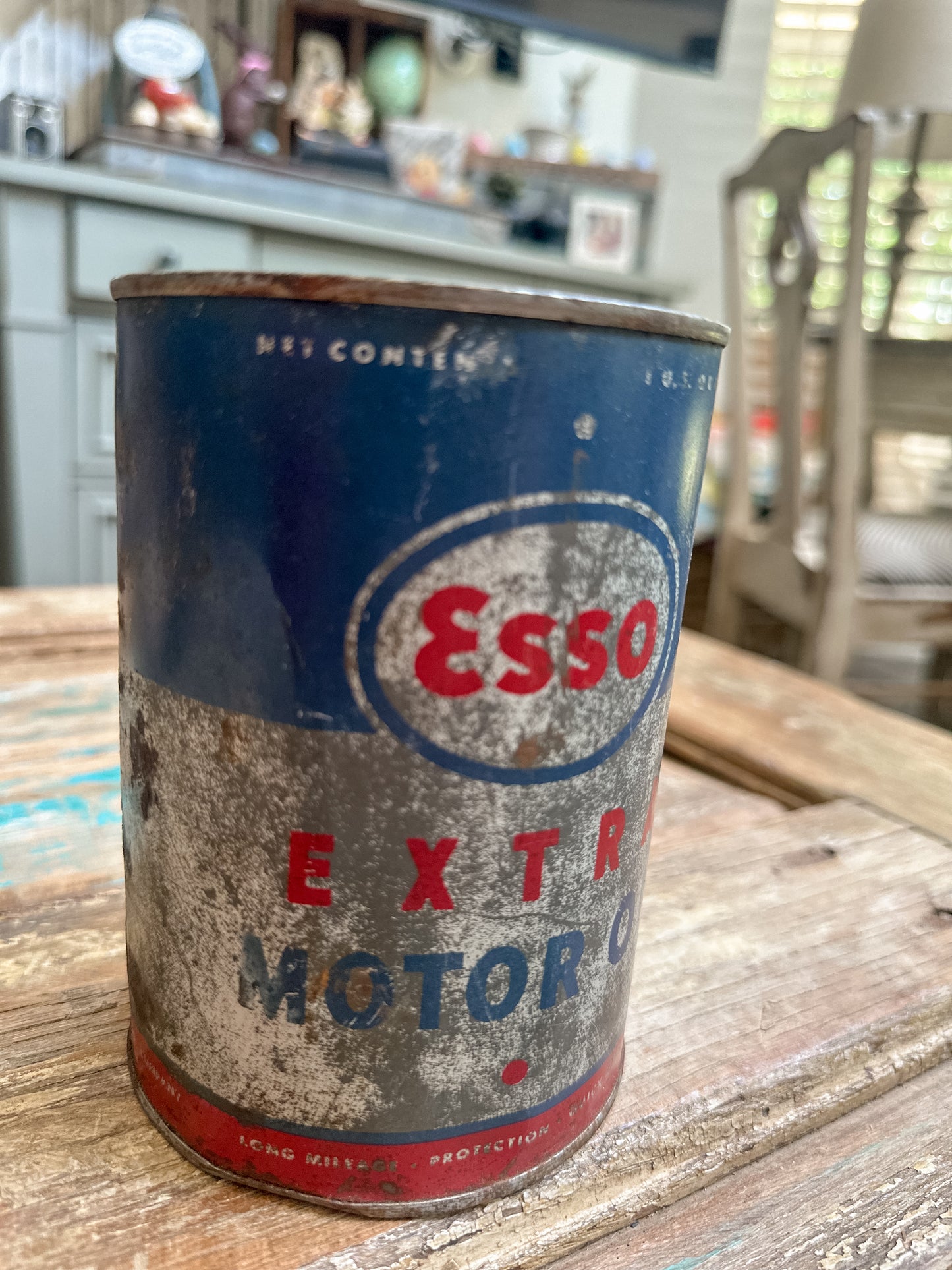 Esso Motor Oil Can Awesome find for collectors!