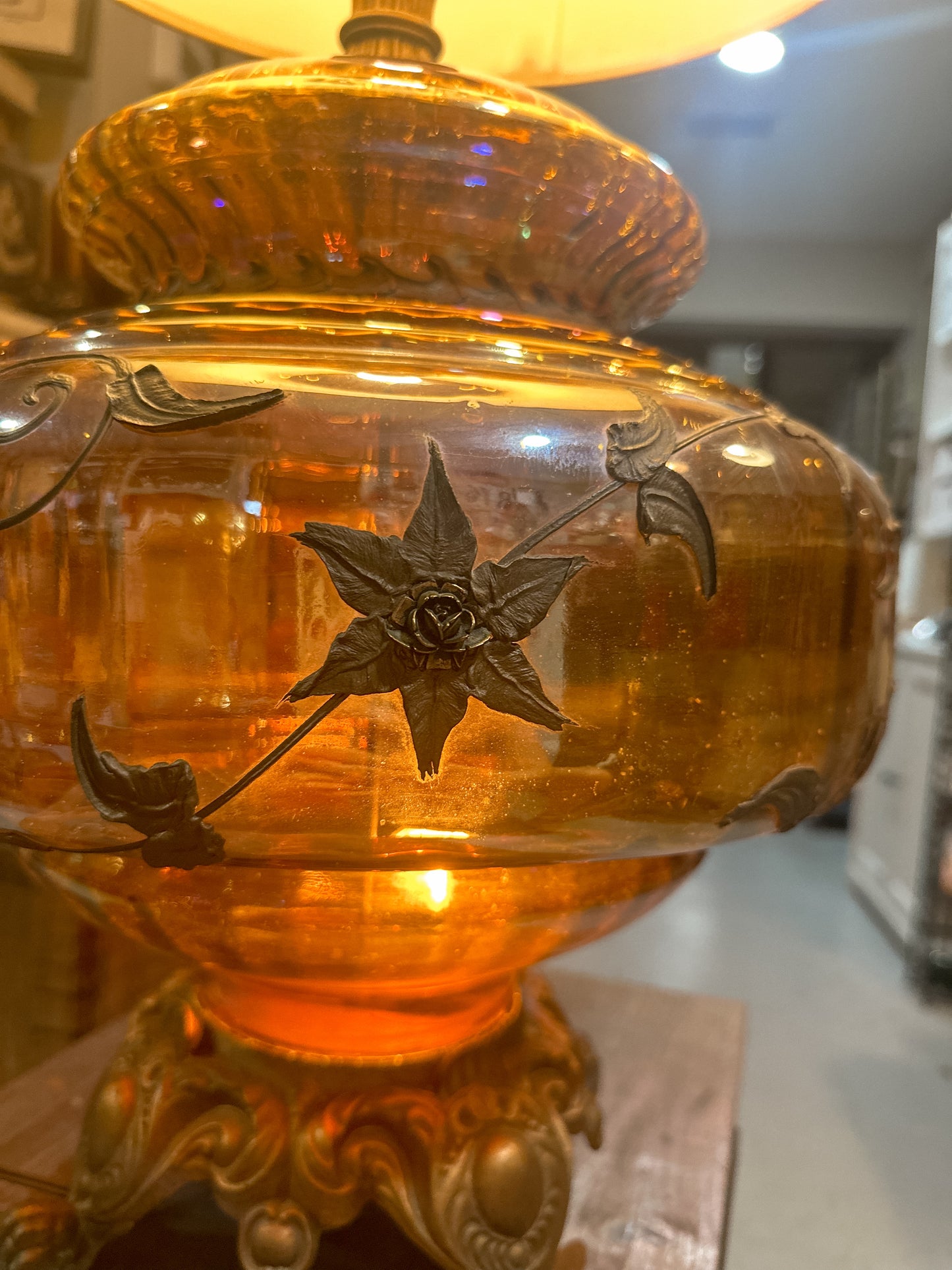 Mid Century Hollywood Regency HUGE lamp! (We have two, priced individually)