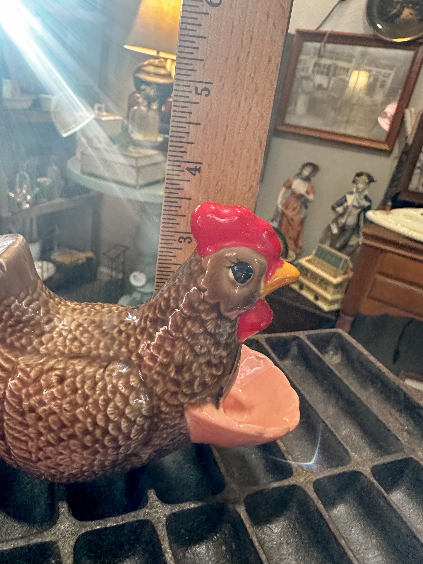 Darling Vintage Chicken Figurine