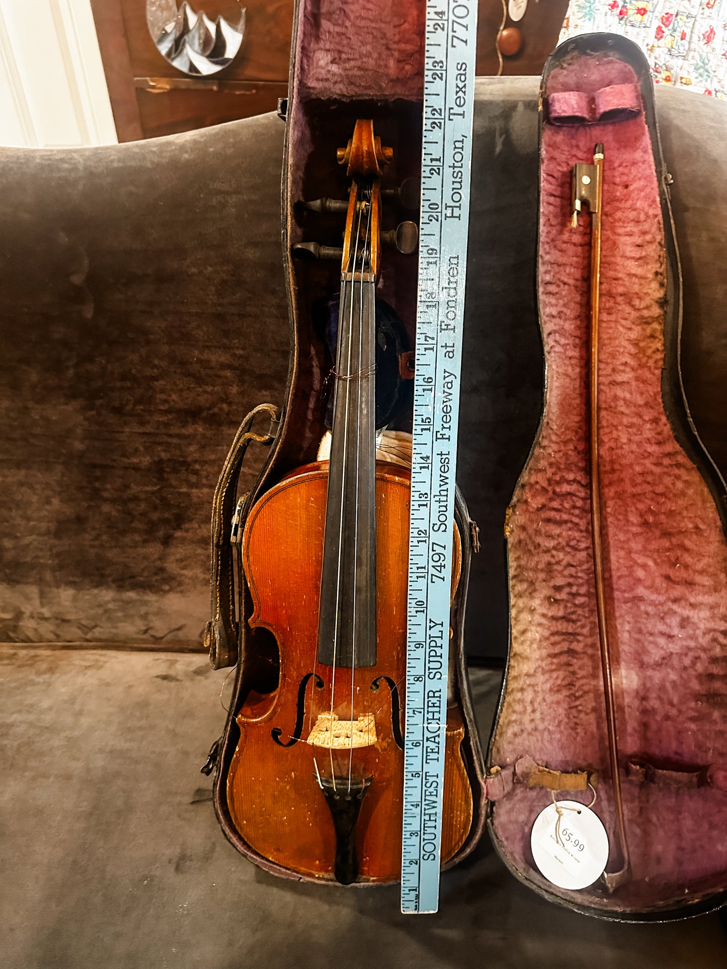 Small Antique Violin Gorgeous for styling!