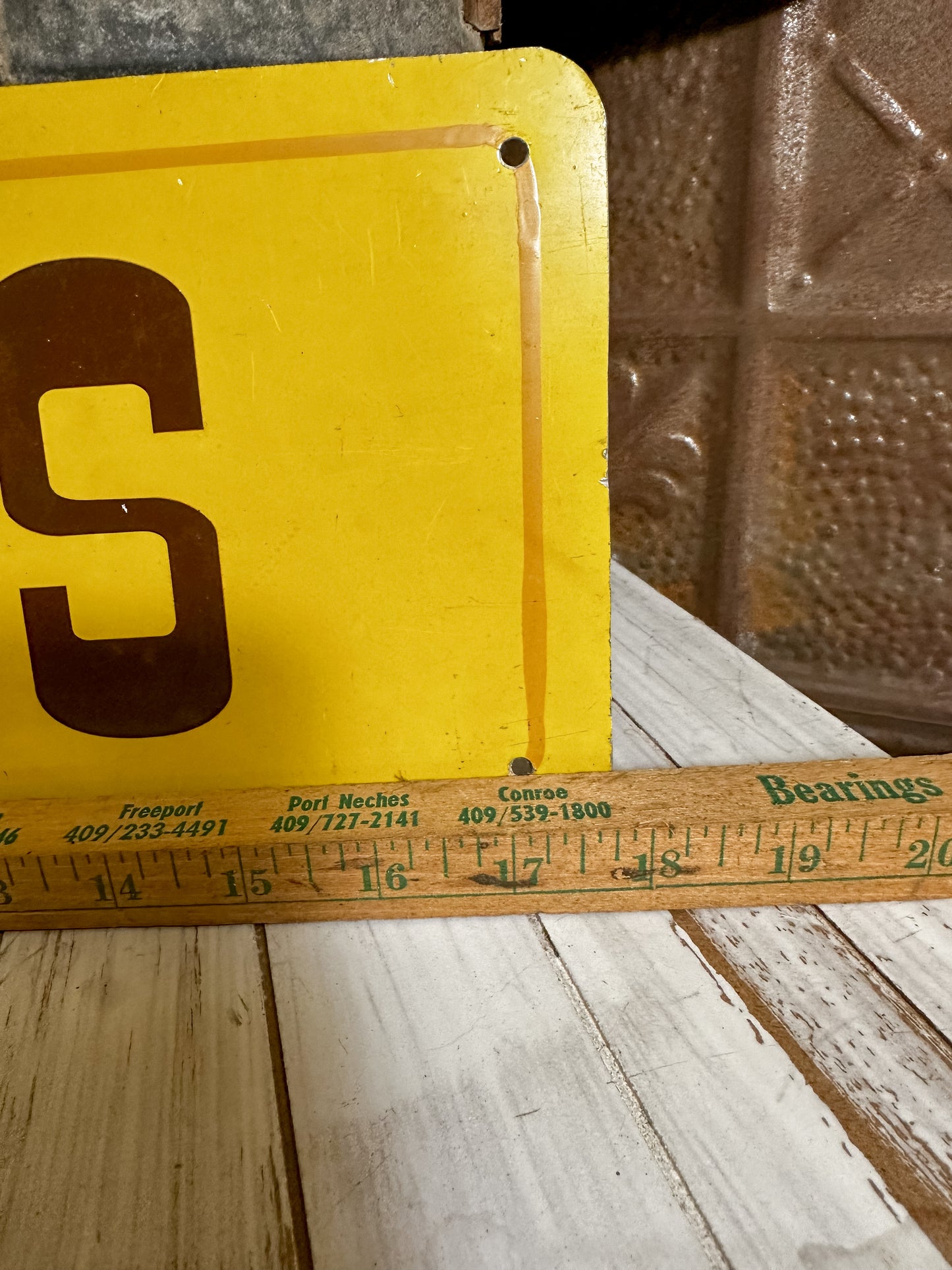 RARE Heavy Metal Vintage Sign Set “Studs” and “Fillies”