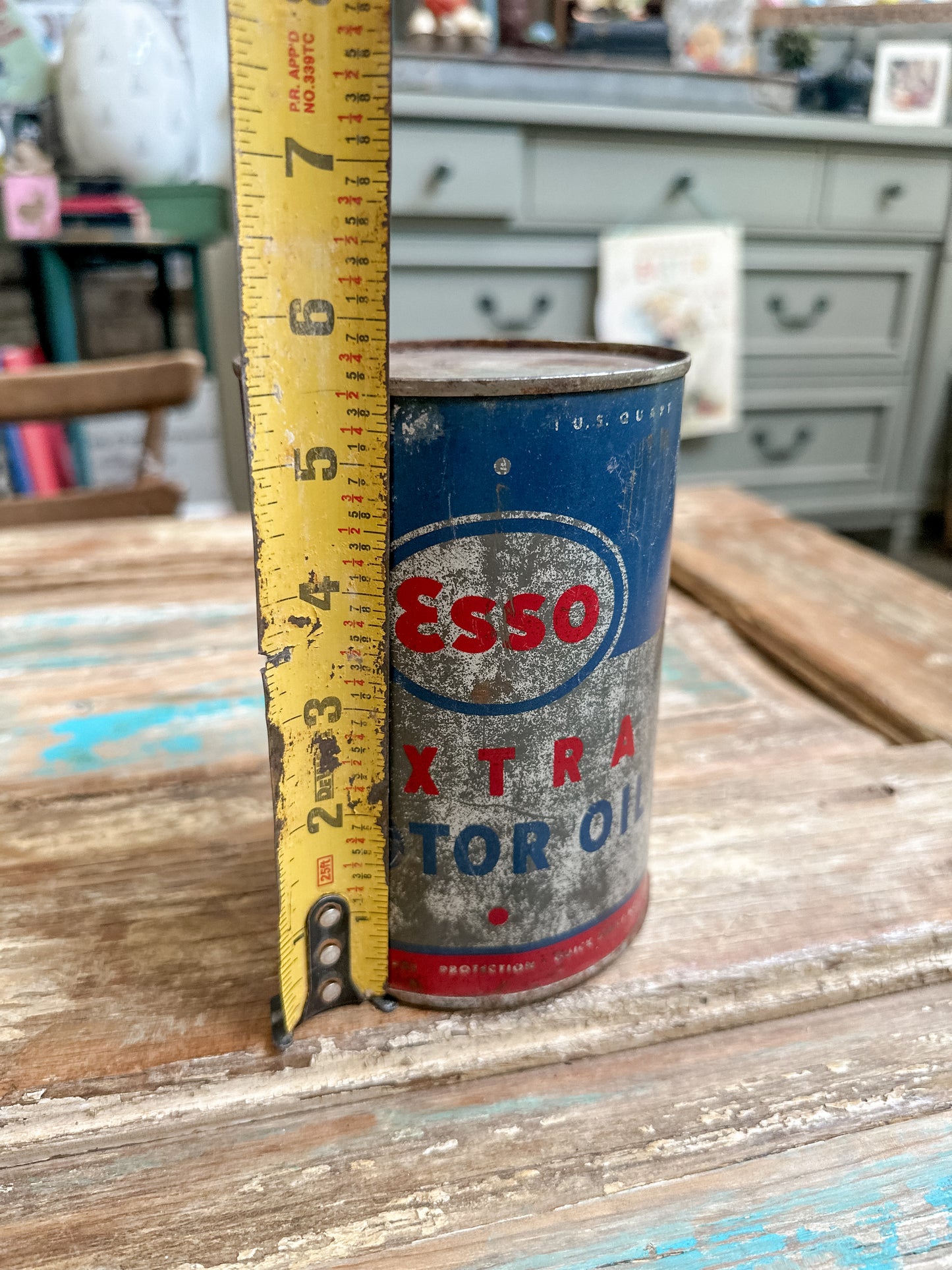 Esso Motor Oil Can Awesome find for collectors!