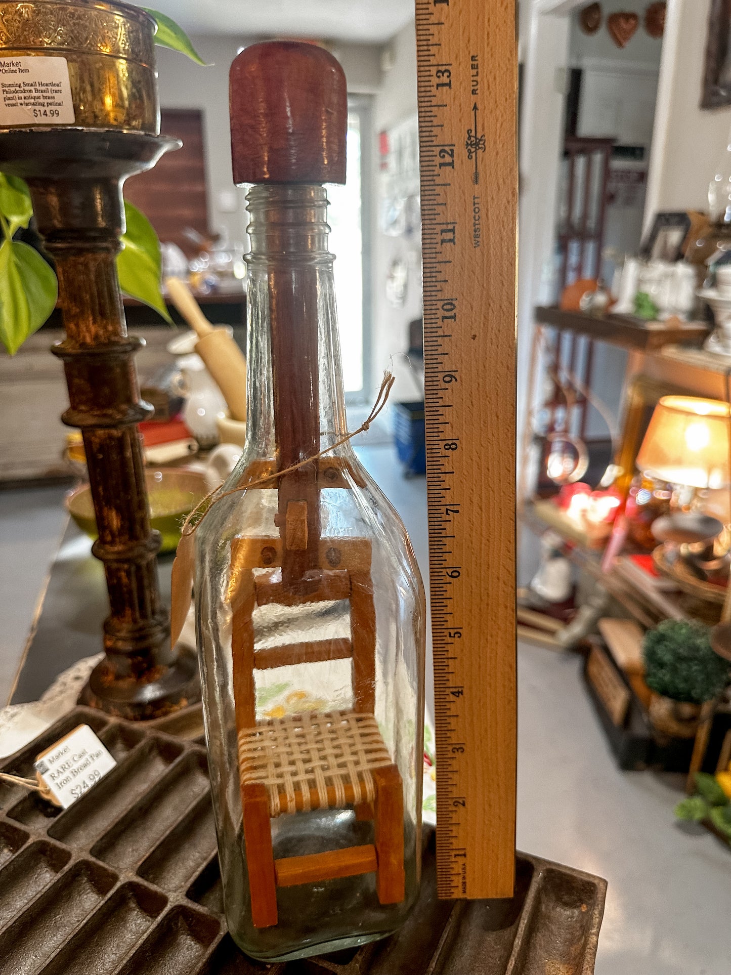 RARE Vintage Chair in bottle #curiosity