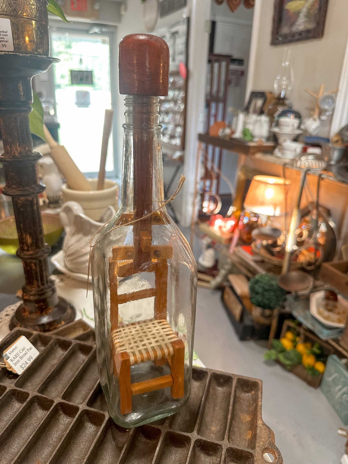RARE Vintage Chair in bottle #curiosity