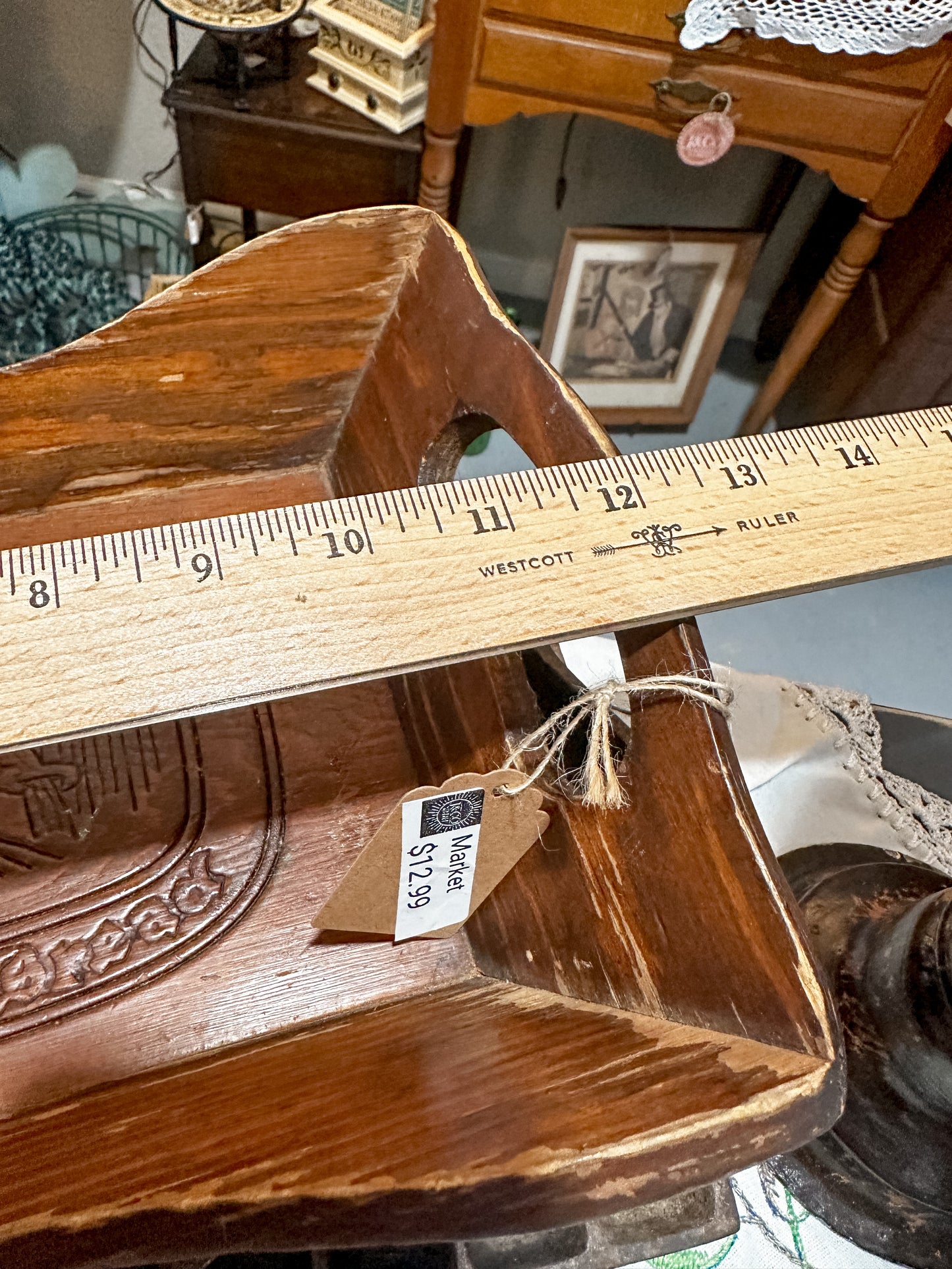 Vintage Daily Bread Wooden Tray