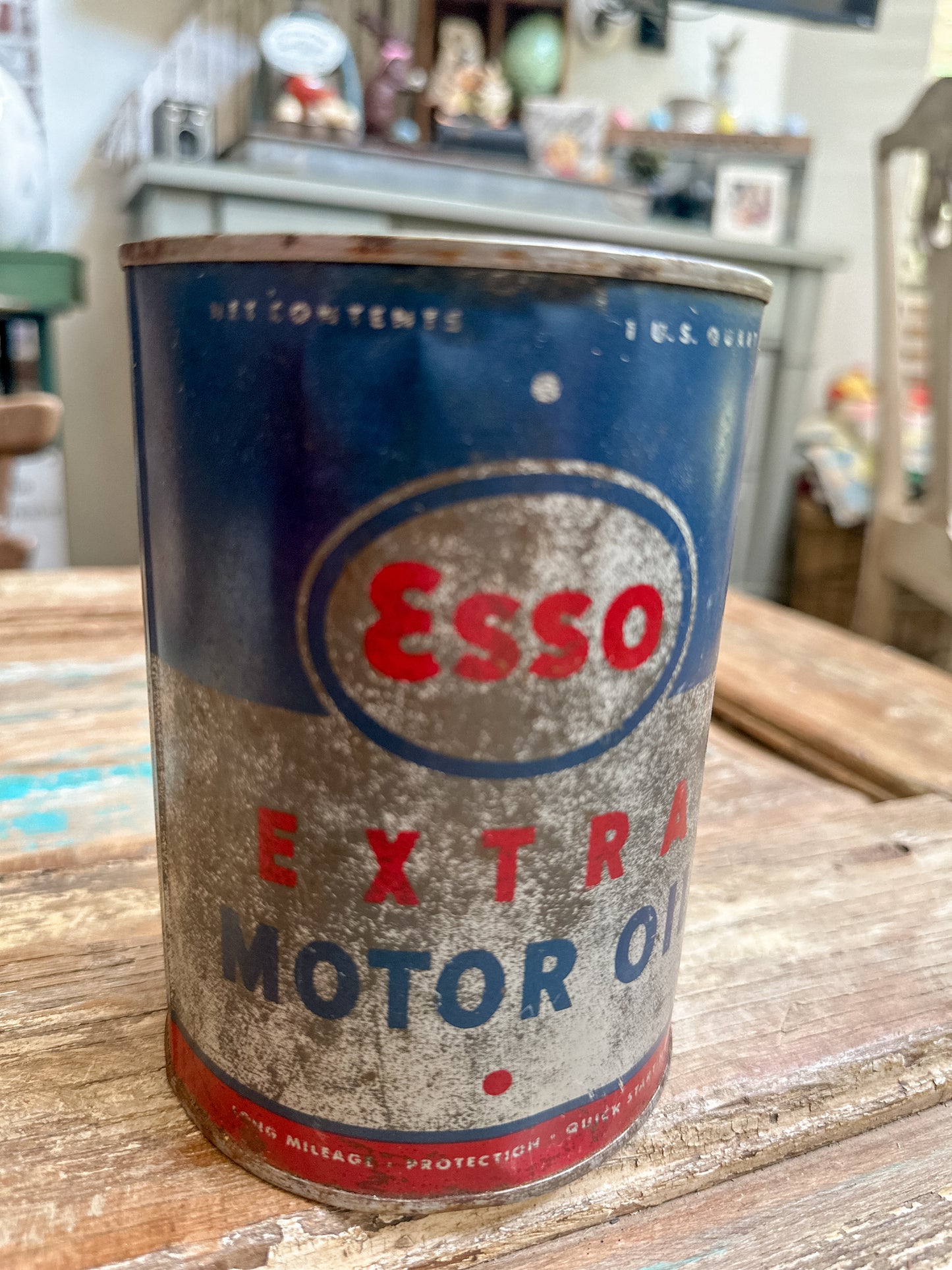 Esso Motor Oil Can Awesome find for collectors!