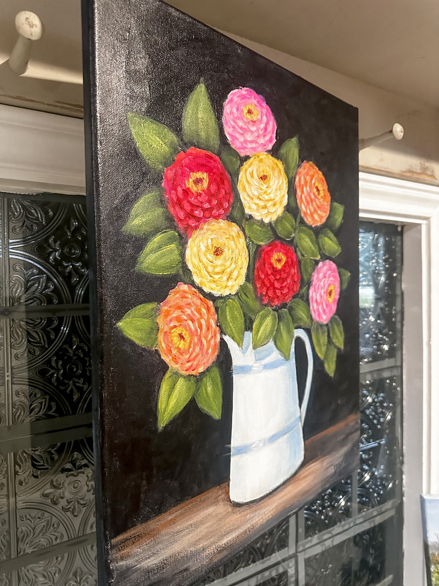 Local Artist Hand-painted Canvas Art 16X20 Gorgeous & One of a Kind!