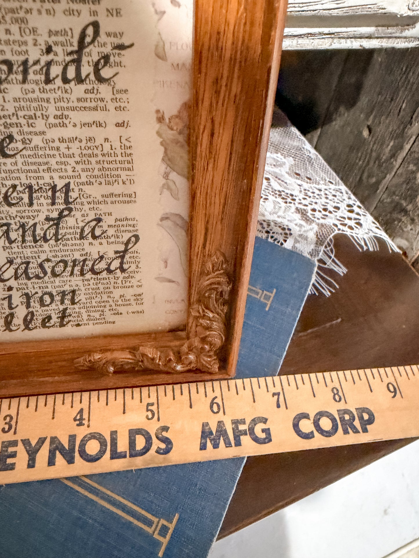 Calligraphy custom framed print