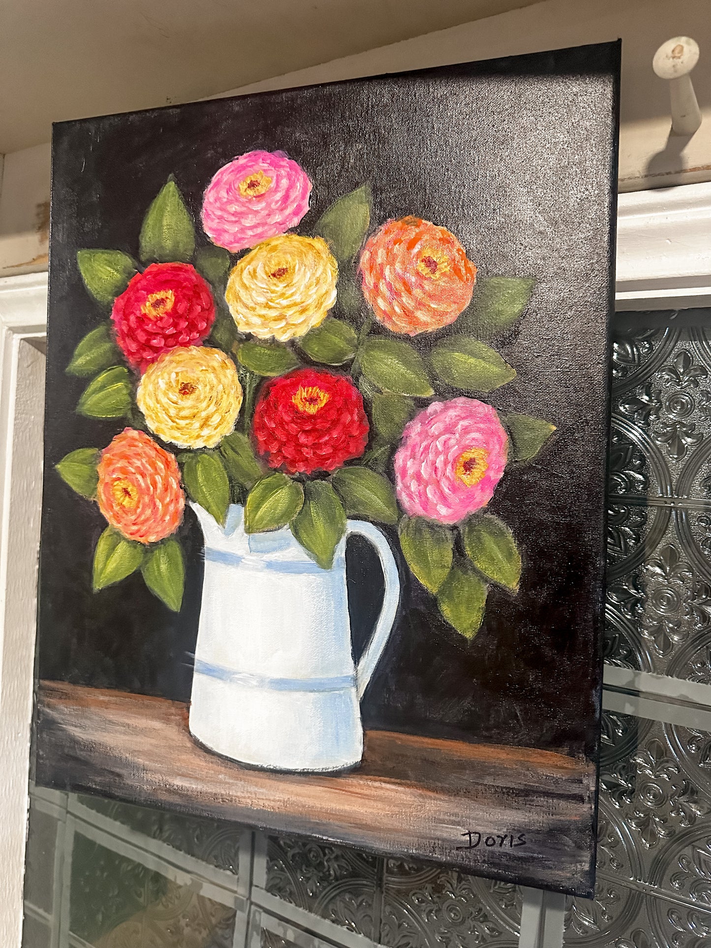 Local Artist Hand-painted Canvas Art 16X20 Gorgeous & One of a Kind!