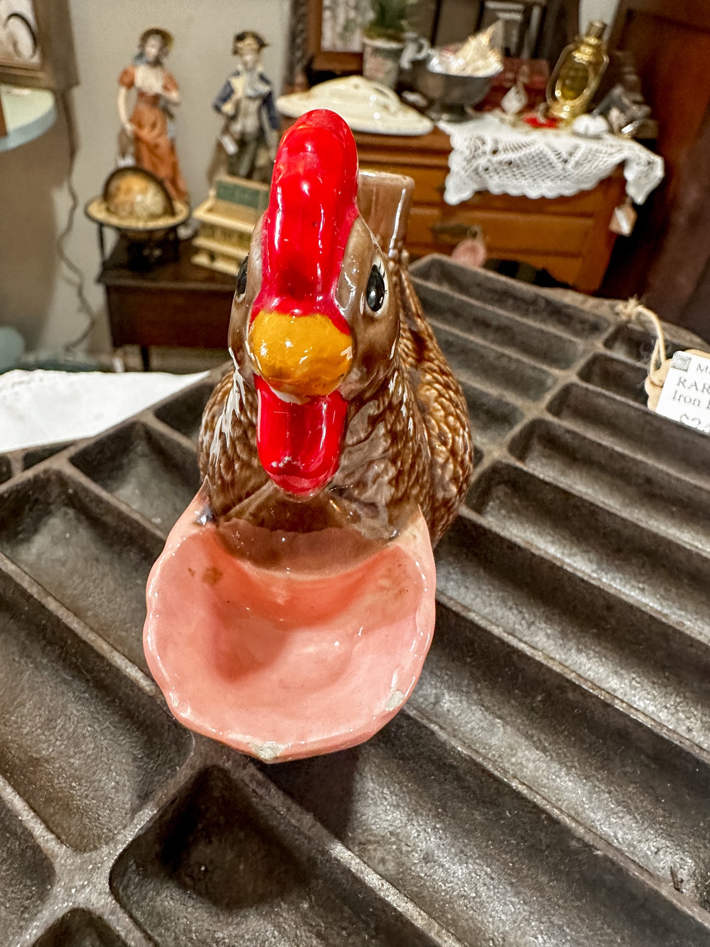 Darling Vintage Chicken Figurine