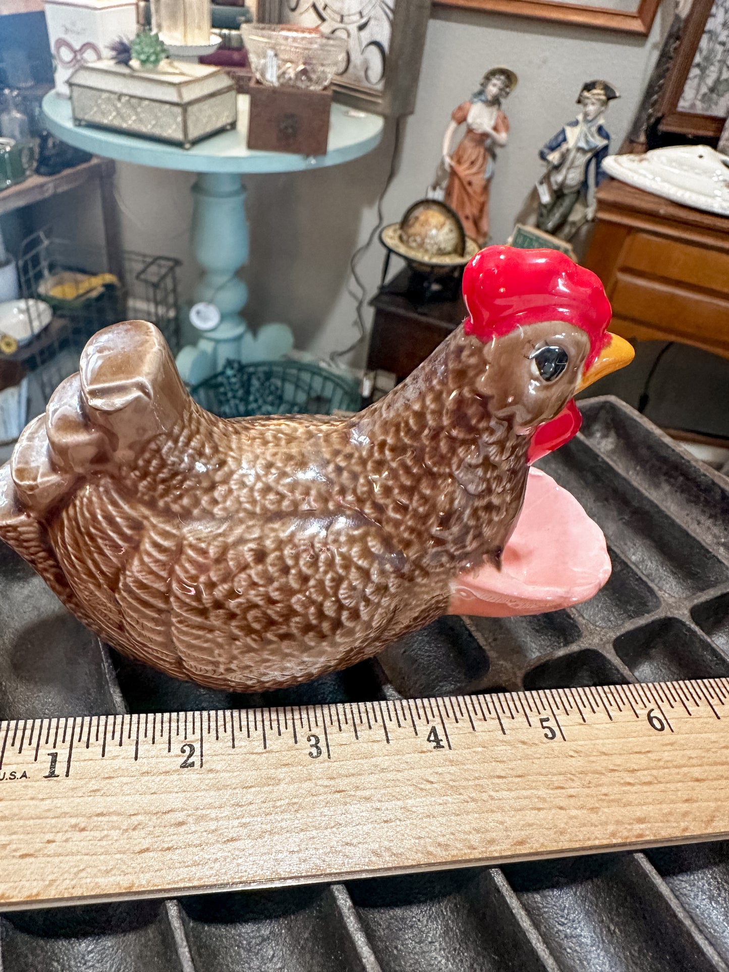 Darling Vintage Chicken Figurine
