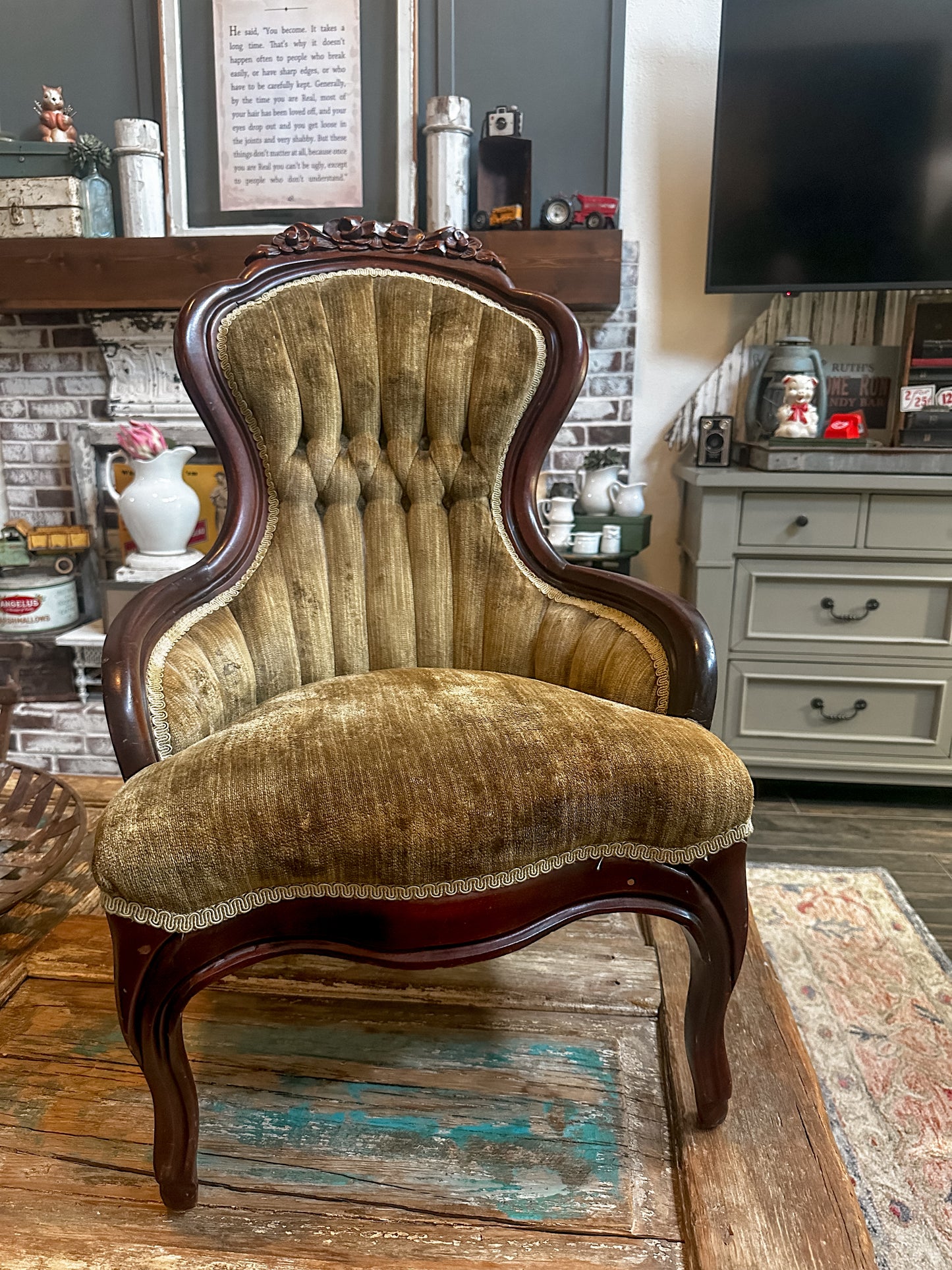 RARE Child Size Victorian Chair