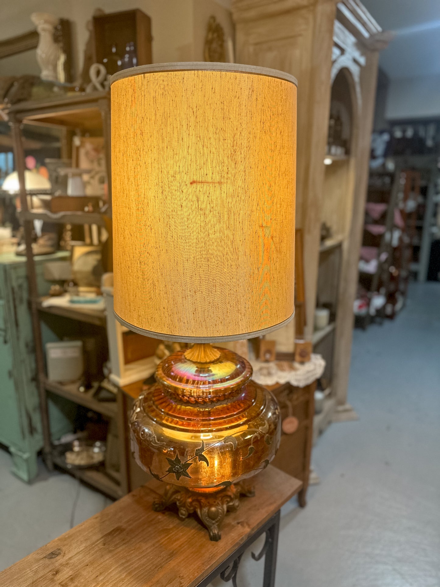 Mid Century Hollywood Regency HUGE lamp! (We have two, priced individually)