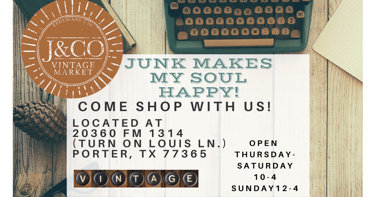 J CO Vintage Market Shopify Store Listing jcovintage