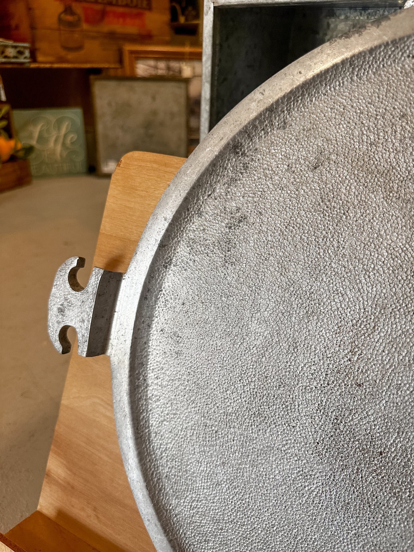 Vintage Guardian Service Ware Large Hammered Aluminum Tray