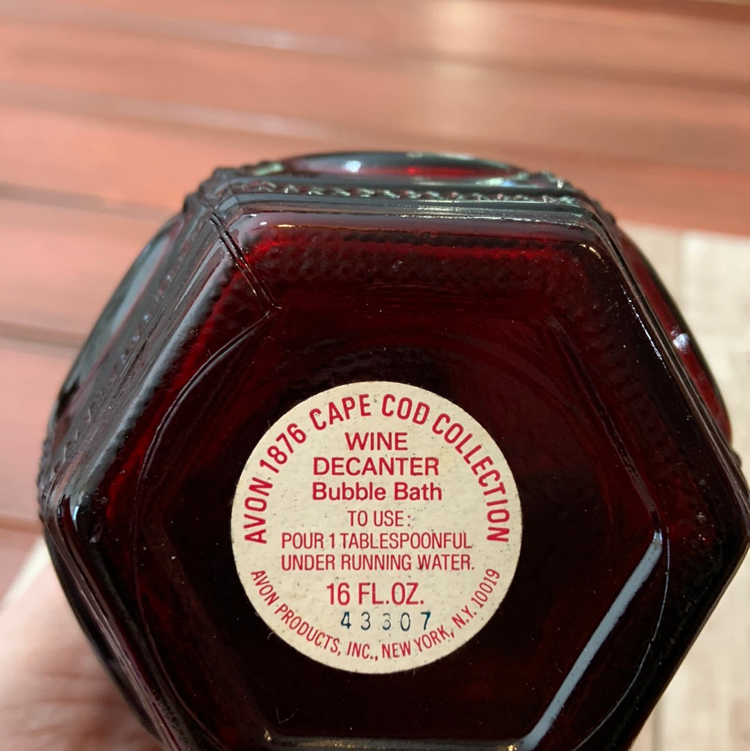Vintage Avon 1876 Cape Cod Wine Decanter