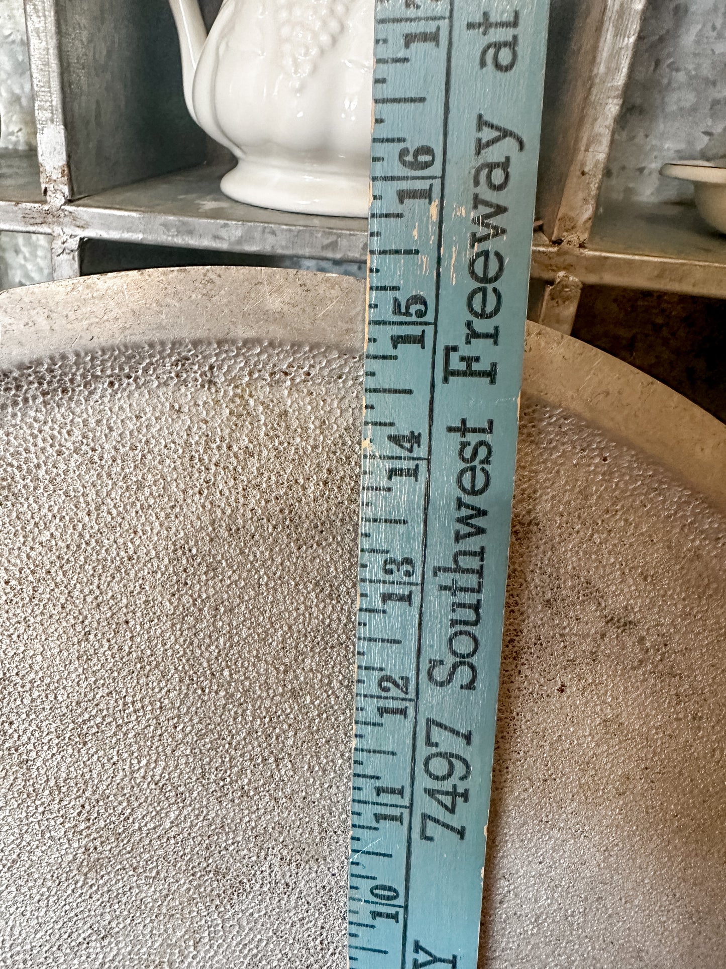 Vintage Guardian Service Ware Large Hammered Aluminum Tray
