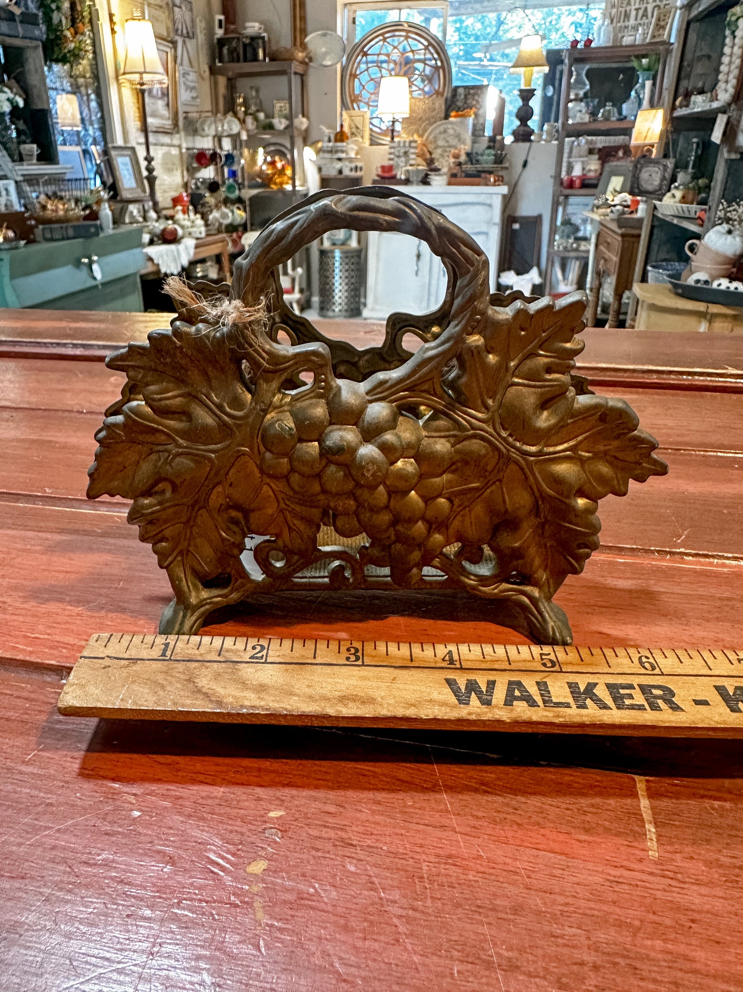Vintage Brass Napkin Holder