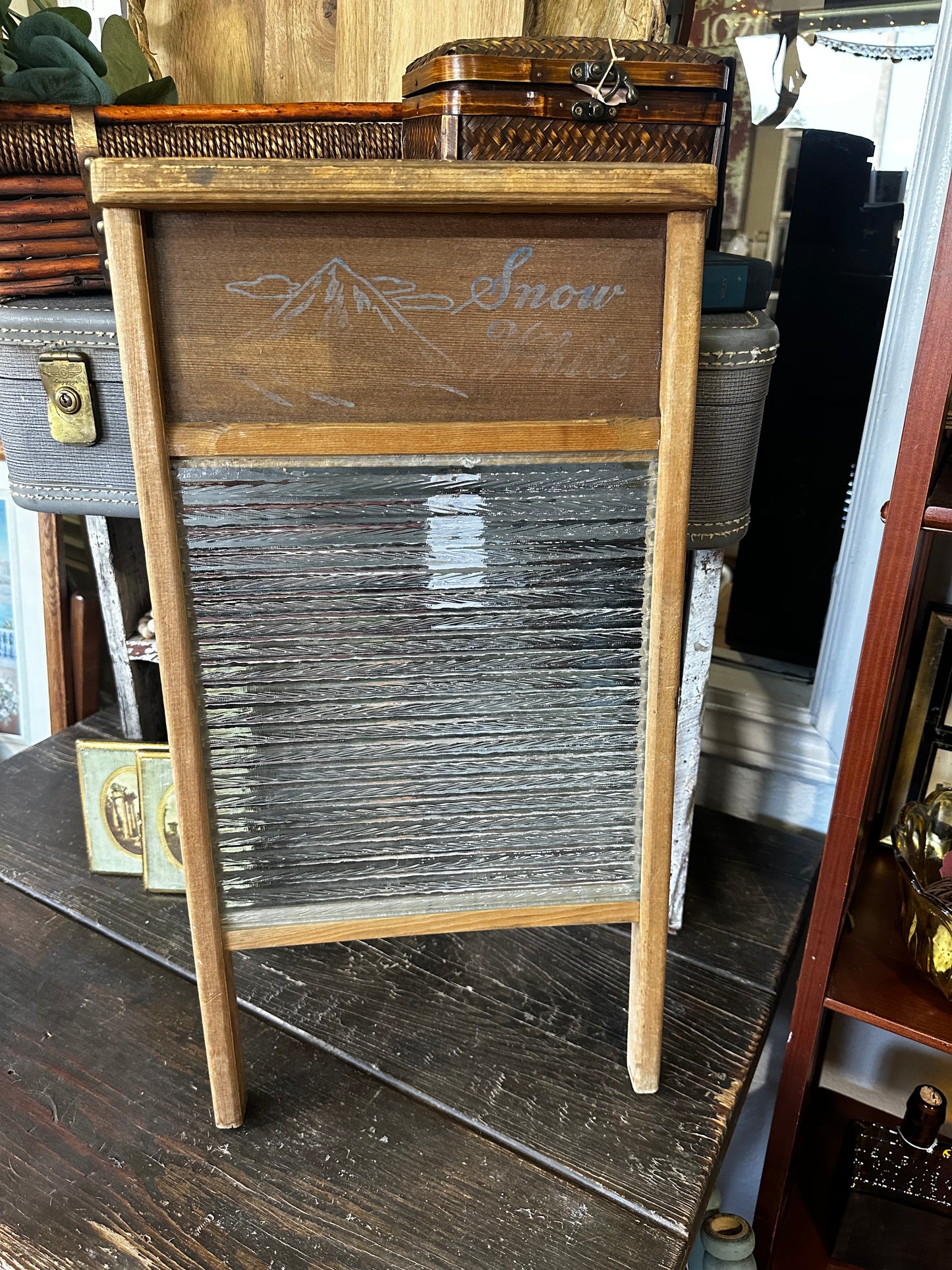 RARE 1940’s Glass Washboard (Portland find!)