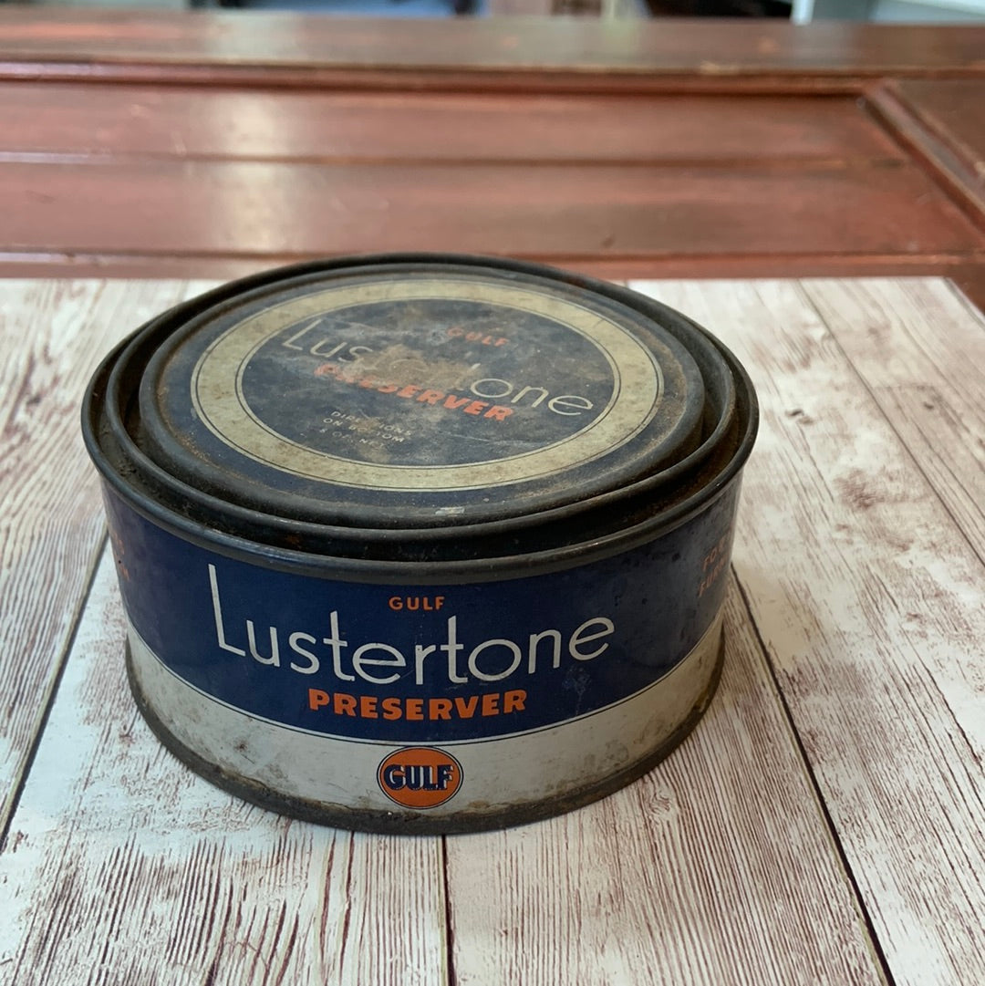 Vintage Gulf Listertone Preserver Can