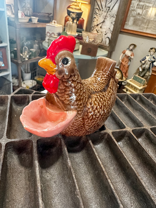 Darling Vintage Chicken Figurine