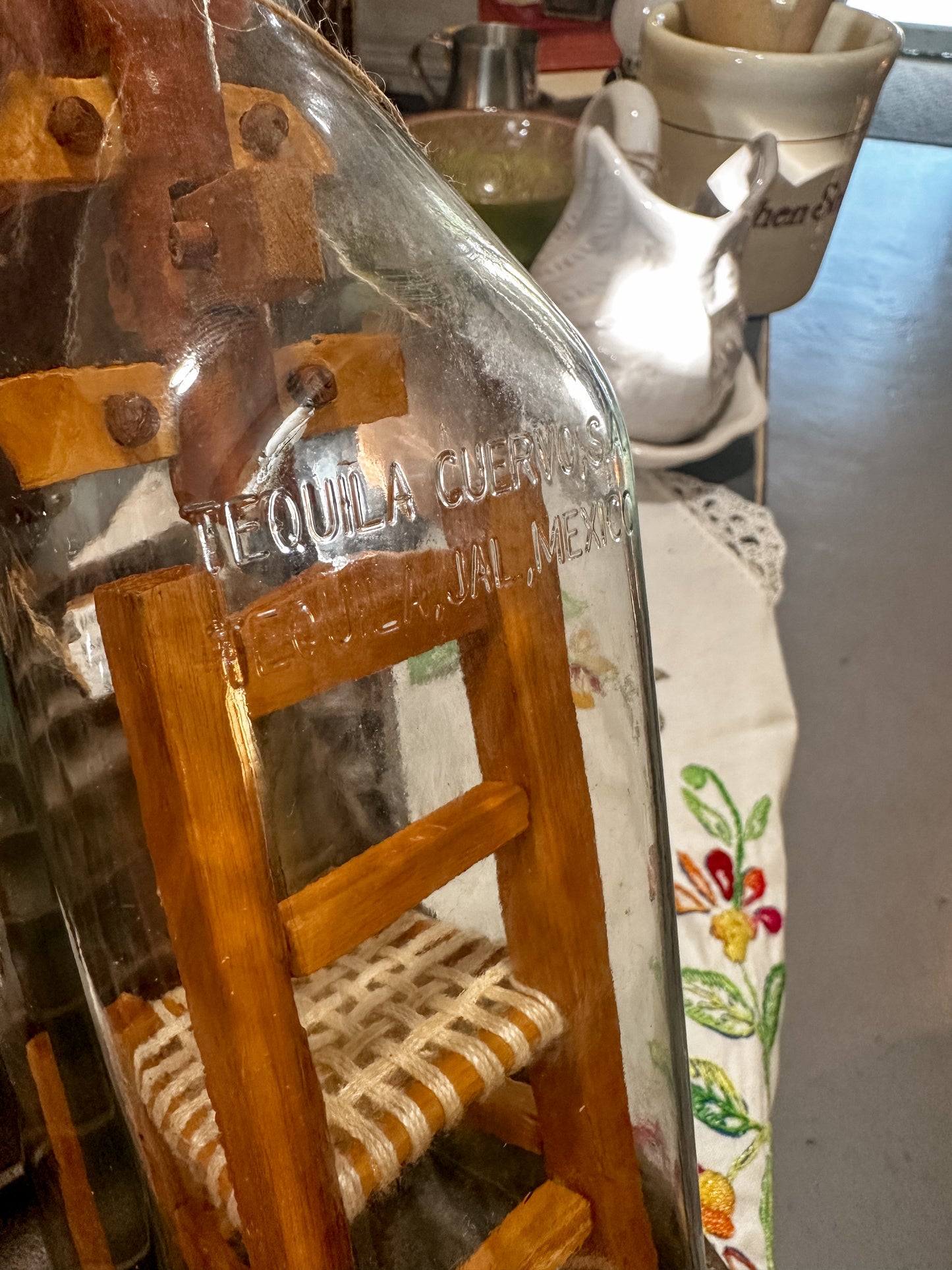 RARE Vintage Chair in bottle #curiosity
