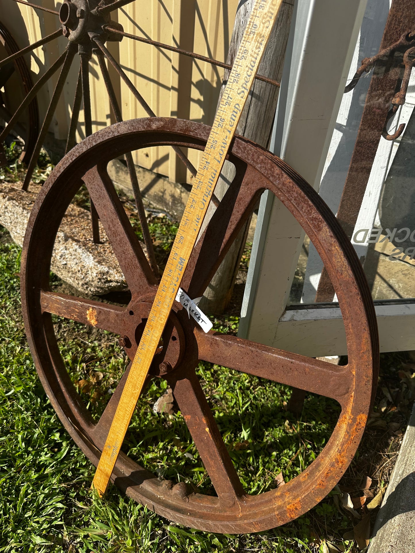 Antique Industrial Heavy Wheel