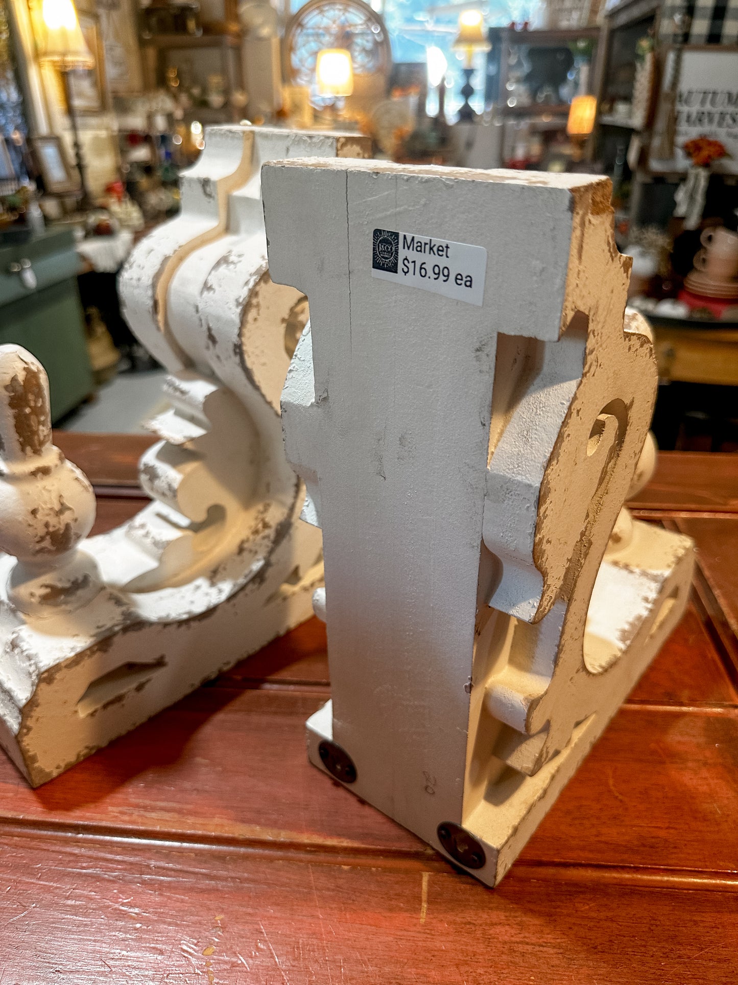 Set of Chippy Chunky Wood Corbels