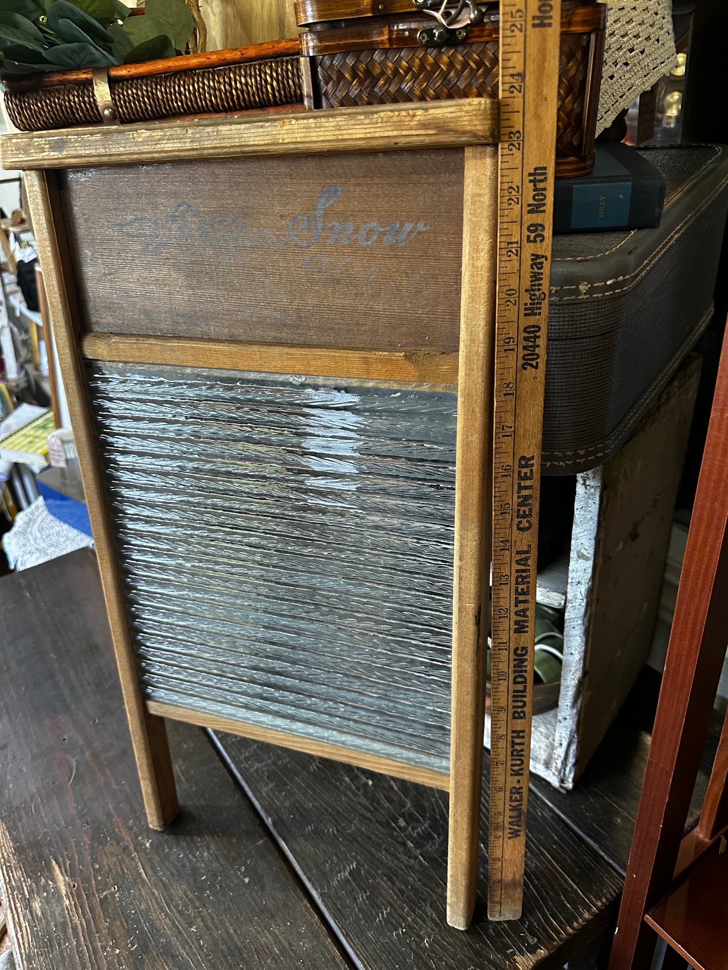 RARE 1940’s Glass Washboard (Portland find!)