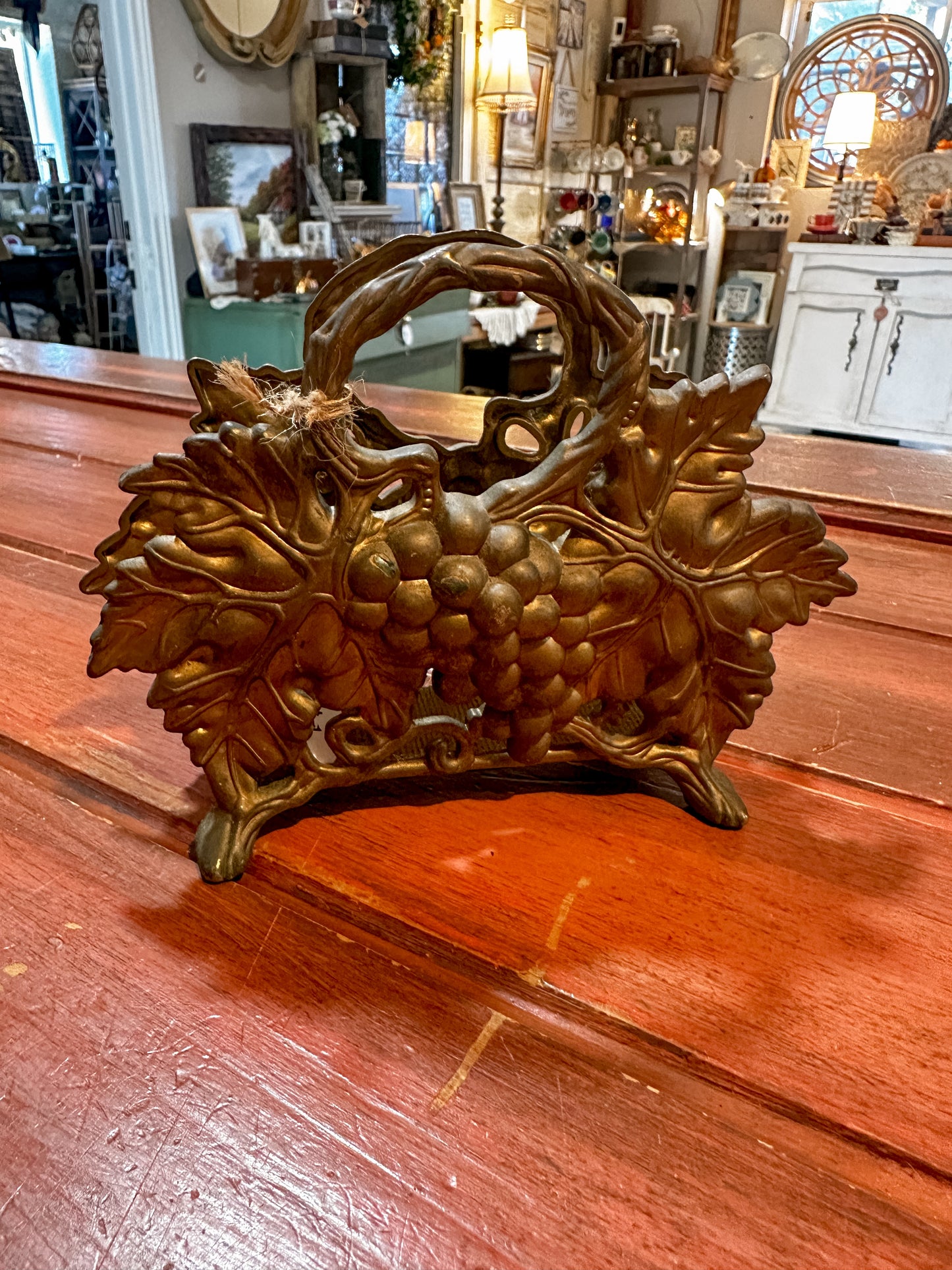 Vintage Brass Napkin Holder