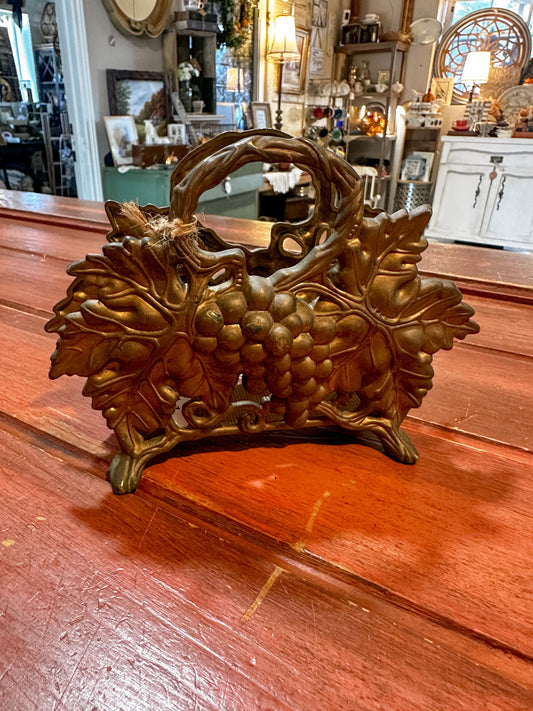 Vintage Brass Napkin Holder