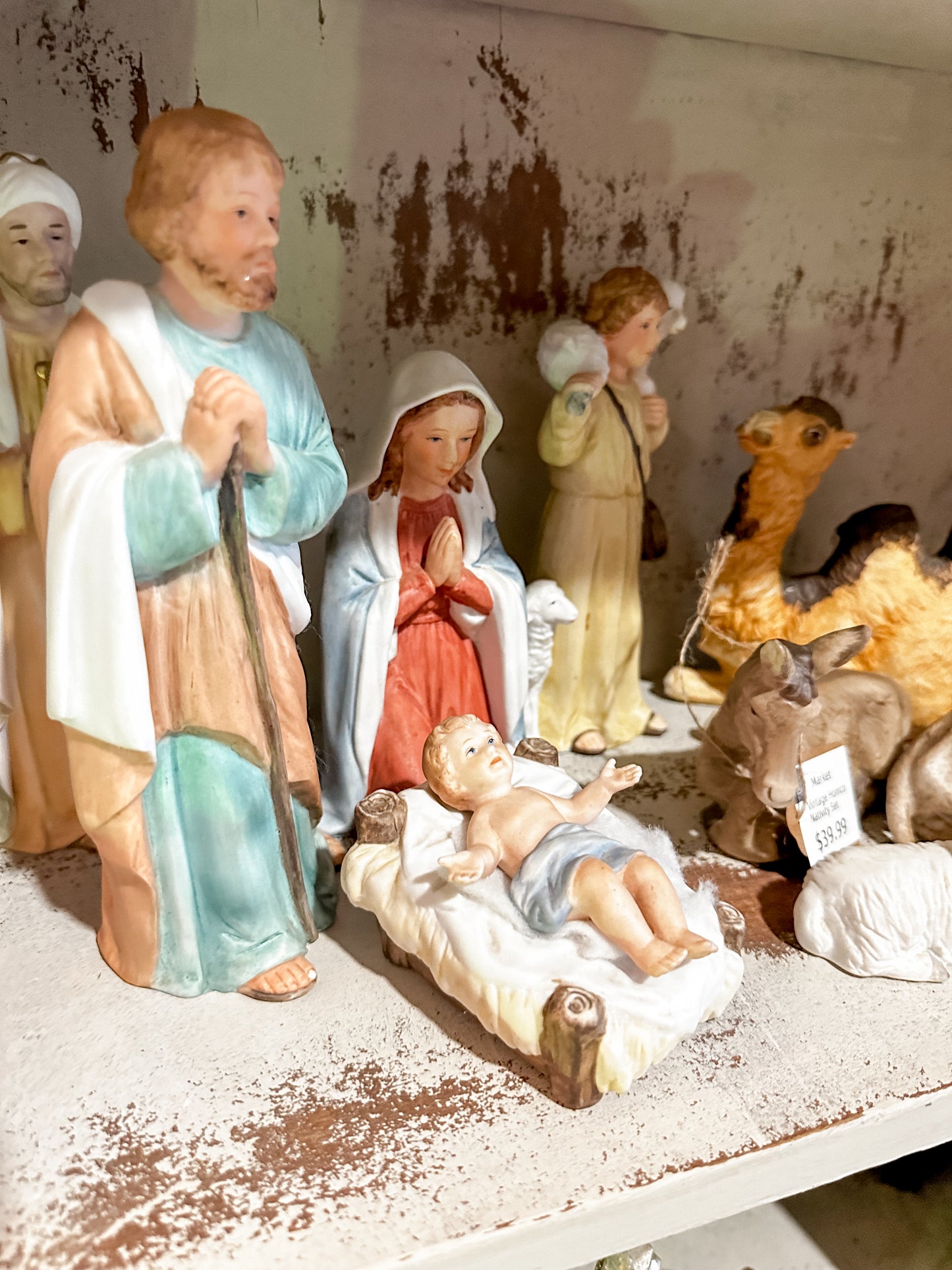 Beautiful Vintage Homco Nativity Complete Set