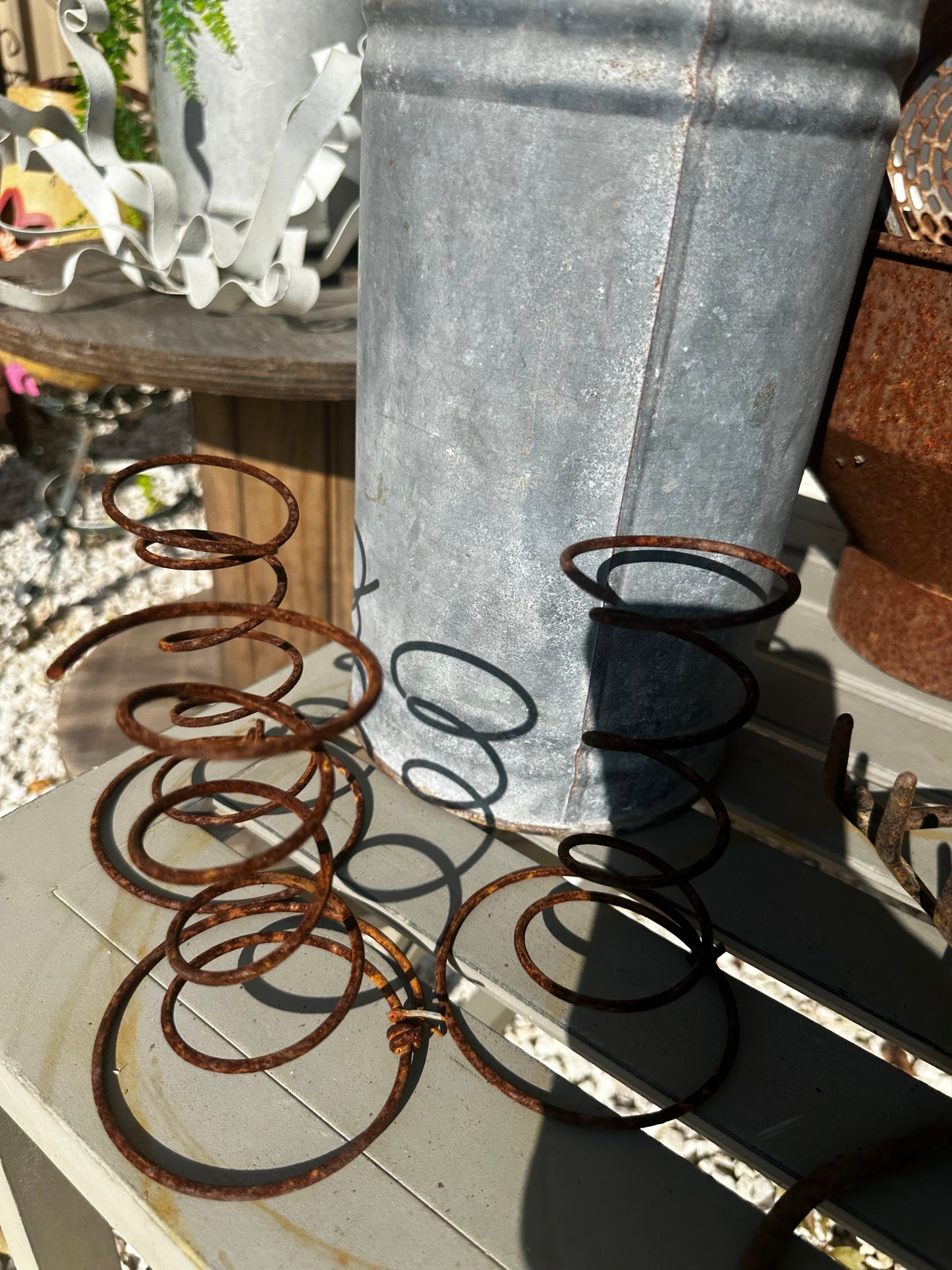 Vintage Rusted Bed Springs