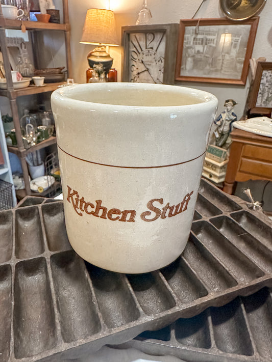 Vintage “Kitchen Stuff” Crock