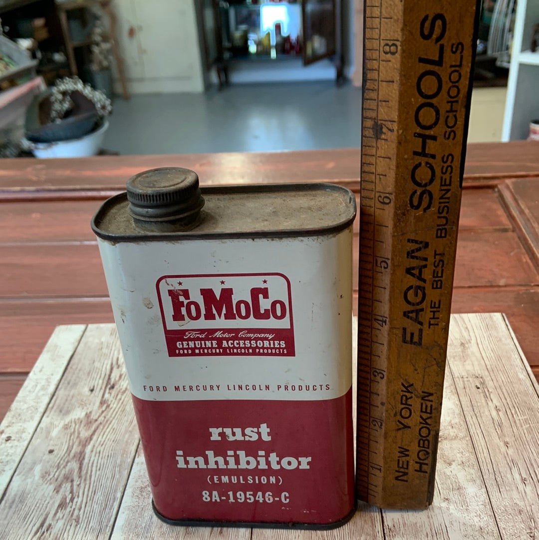 Vintage FoMoCo Rust Inhibitor Emulsion Can