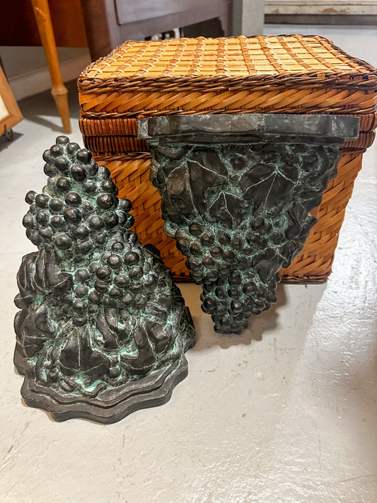 Vintage Resin Shelf Set of Two