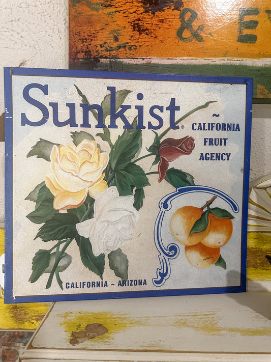 Sunkist Advertising Sign (unknown age)