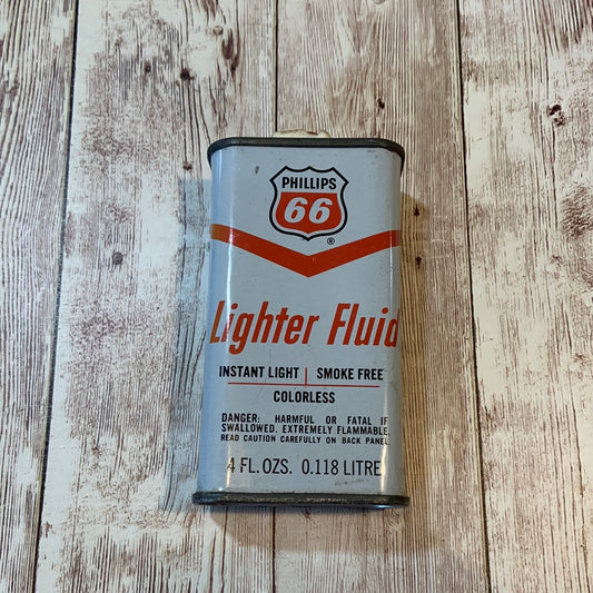 Super rare vintage Phillips 66 Lighter Fluid Can
