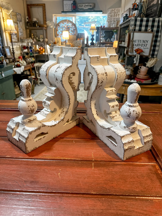Set of Chippy Chunky Wood Corbels