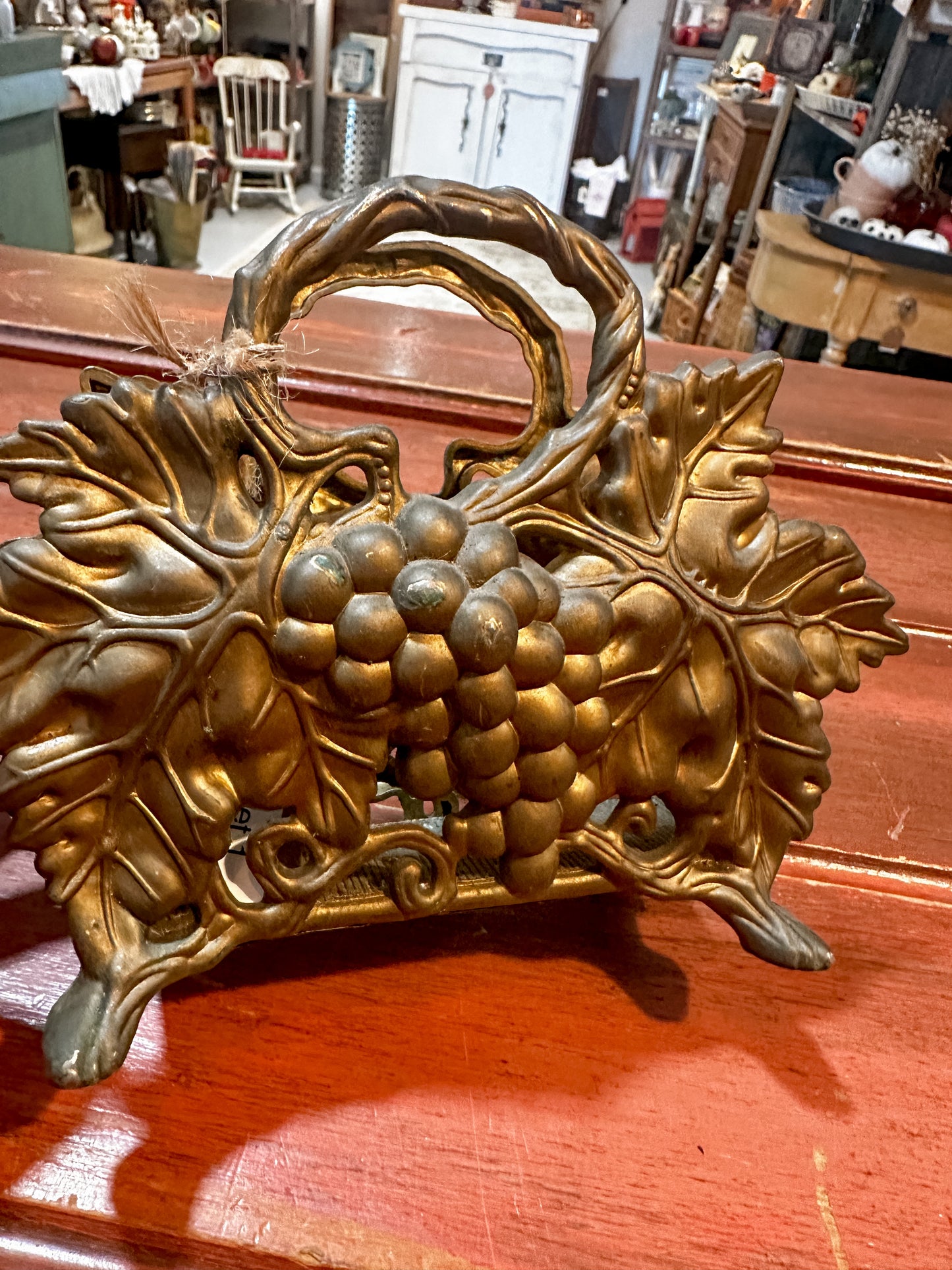 Vintage Brass Napkin Holder