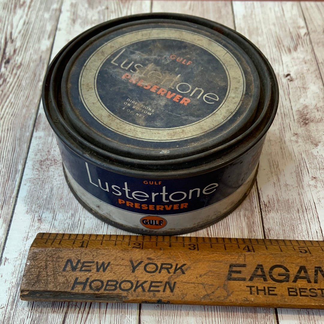 Vintage Gulf Listertone Preserver Can