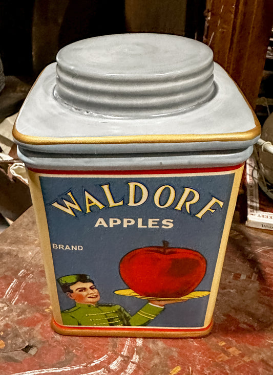 Waldorf Apples Vintage Canister