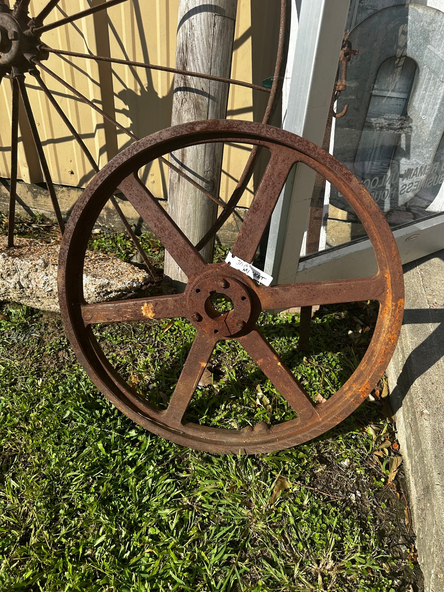 Antique Industrial Heavy Wheel