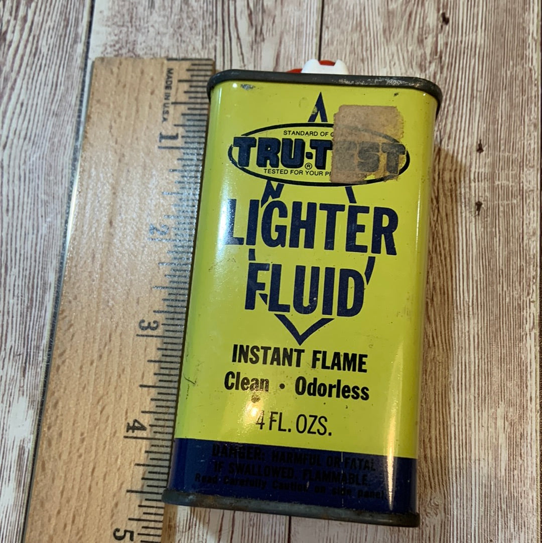 Vintage Tru-Test Lighter Fluid Can