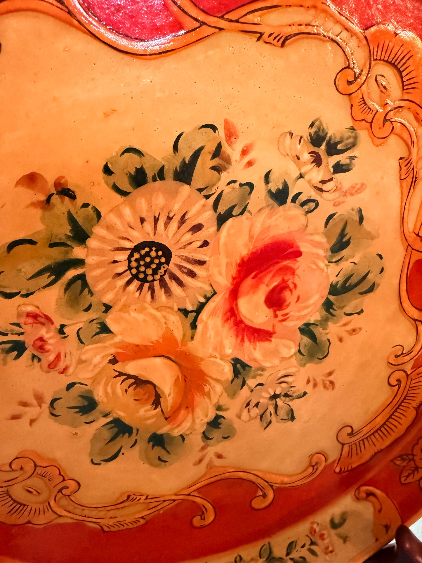 1940’s Hand Painted Tray